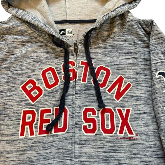 Boston Red Sox New Era Space Dye French Terry Full Zip Hoodie Womens Medium - Picture 4 of 9